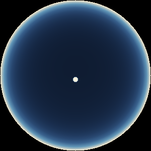 Earth's clear atmosphere